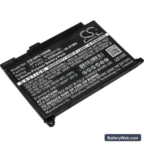 HP Pavilion PC 15 Replacement Battery, 7.7V, 5300mAh, Li-Polymer 1