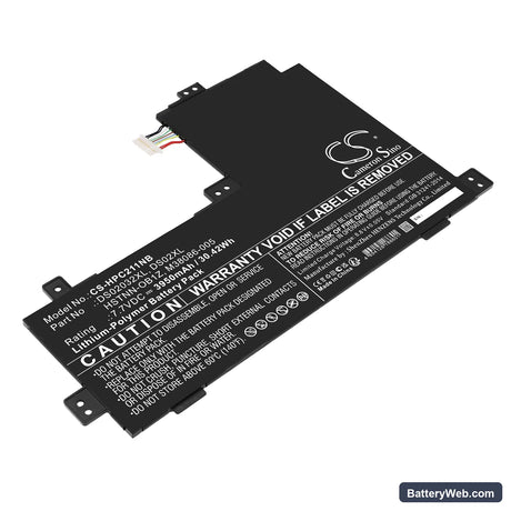 HP 40Q85UA Replacement Battery, 7.7V, 3950mAh, Li-Polymer 1