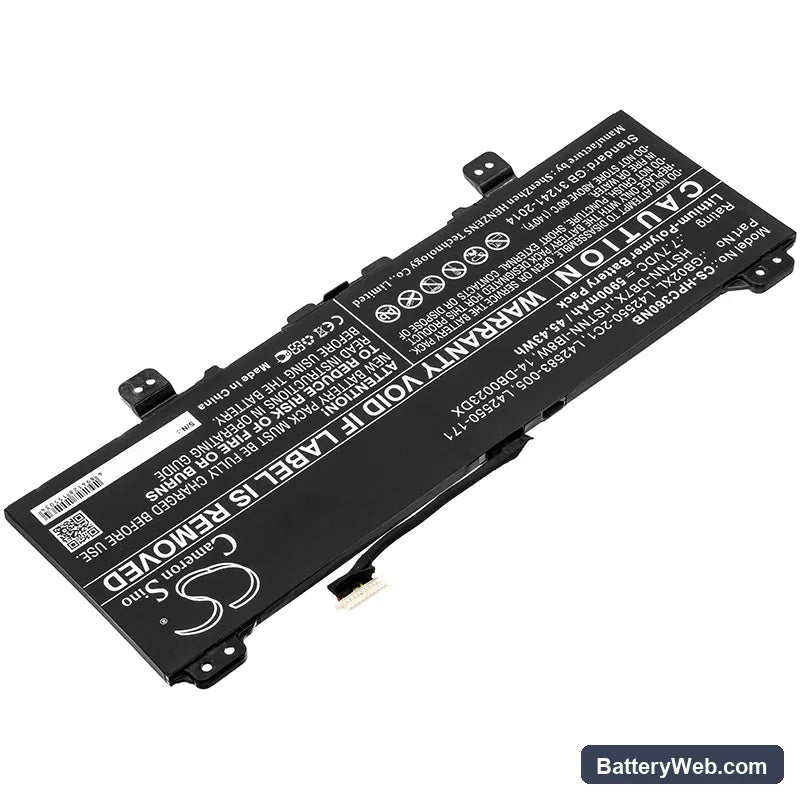 HP Chromebook X360 11 Replacement Battery, 7.7V, 5900mAh, Li-Polymer 2