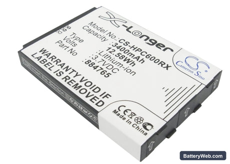 Clear SPOT Replacement Battery, 3.7V, 3400mAh, Li-ion 1
