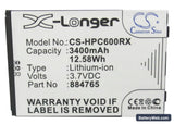 Clear SPOT Replacement Battery, 3.7V, 3400mAh, Li-ion 5