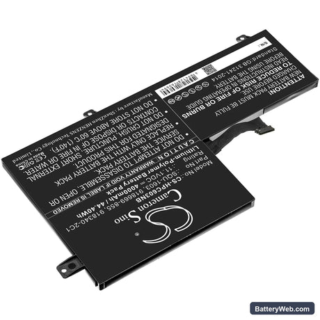 HP Choromebook 11 G5 Replacement Battery, 11.1V, 4000mAh, Li-Polymer 2