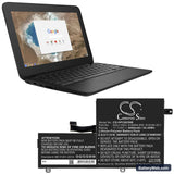 HP Choromebook 11 G5 Replacement Battery, 11.1V, 4000mAh, Li-Polymer 5