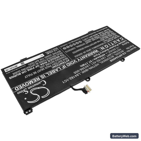 HP Pro C640 Chromebook Replacement Battery, 11.55V, 4950mAh, Li-Polymer 2