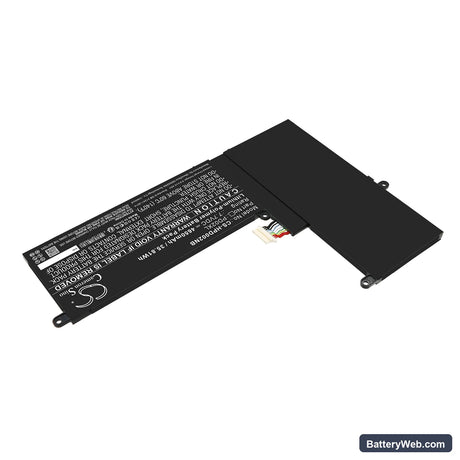 HP Replacement Battery, 7.7V, 4650mAh, Li-Polymer 2
