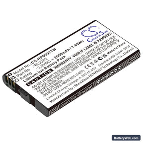 Hytera BD300 Replacement Battery, 3.8V, 2000mAh, Li-ion 1