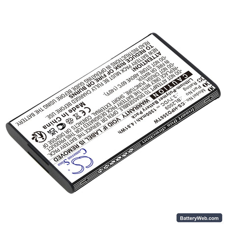 Hytera PD355 Replacement Battery, 3.7V, 1300mAh, Li-Polymer 2