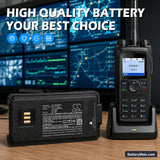 Hytera PD980 Replacement Battery, 7.4V, 3350mAh, Li-ion 7
