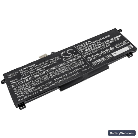 HP Omen 15-EK0004TX Replacement Battery, 11.55V, 5900mAh, Li-Polymer 1