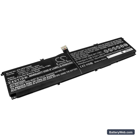 HP Envy 15-EP0098NR Replacement Battery, 11.58V, 6750mAh, Li-Polymer 1