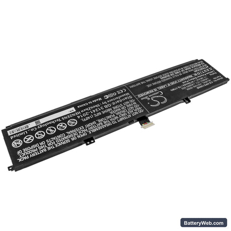 HP Envy 15-EP0098NR Replacement Battery, 11.58V, 6750mAh, Li-Polymer 2