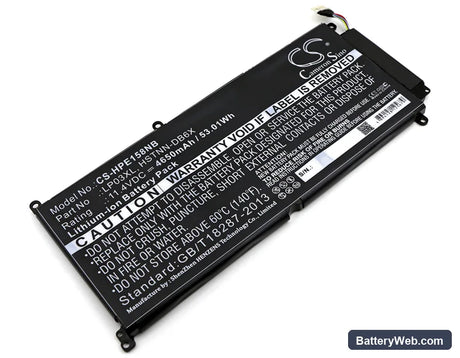 HP Envy 15-AE015TX Replacement Battery, 11.4V, 4650mAh, Li-ion 1