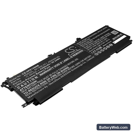 HP Envy 13-AD159TX Replacement Battery, 11.55V, 4350mAh, Li-Polymer 1
