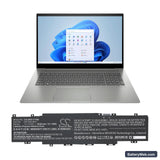 HP Envy 17-CH0005UA Replacement Battery, 15.12V, 3650mAh, Li-Polymer 5