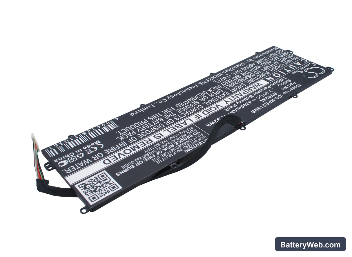 HP Envy X2 13" Replacement Battery, 7.6V, 4200mAh, Li-Polymer 2