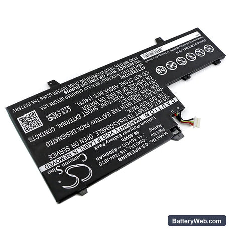 HP EliteBook x360 1030 G2 Replacement Battery, 11.55V, 4900mAh, Li-Polymer 2