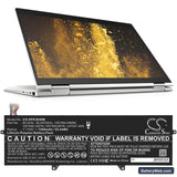 HP EliteBook x360 1040 G5(5NW10UT) Replacement Battery, 7.7V, 7200mAh, Li-Polymer 5