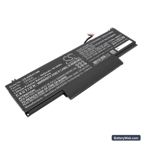 HP Elite x360 1040 G11 Replacement Battery, 11.55V, 5600mAh, Li-Polymer 1
