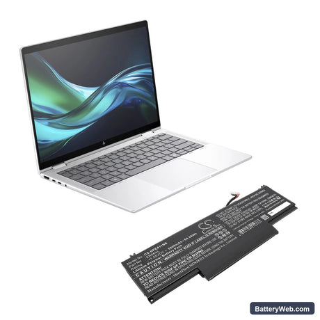 HP Elite x360 1040 G11 Replacement Battery, 11.55V, 5600mAh, Li-Polymer 6
