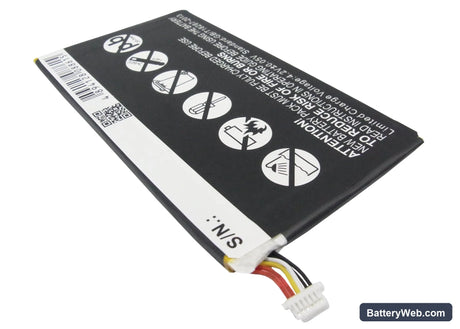 HP Tablet 7 1800 Replacement Battery, 3.7V, 4100mAh, Li-Polymer 3