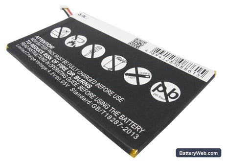 HP Tablet 7 1800 Replacement Battery, 3.7V, 4100mAh, Li-Polymer 4