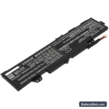 HP EliteBook 850 G5 Replacement Battery, 11.55V, 4700mAh, Li-Polymer 2