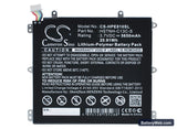 HP Slate 8 Pro Replacement Battery, 3.7V, 5650mAh, Li-Polymer 1
