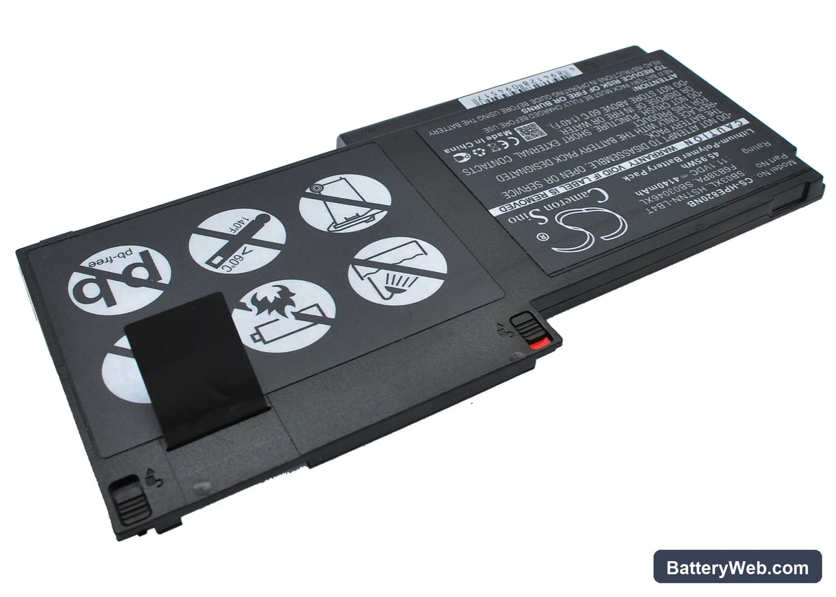 HP Elitebook 820 Replacement Battery, 11.1V, 4140mAh, Li-Polymer 2