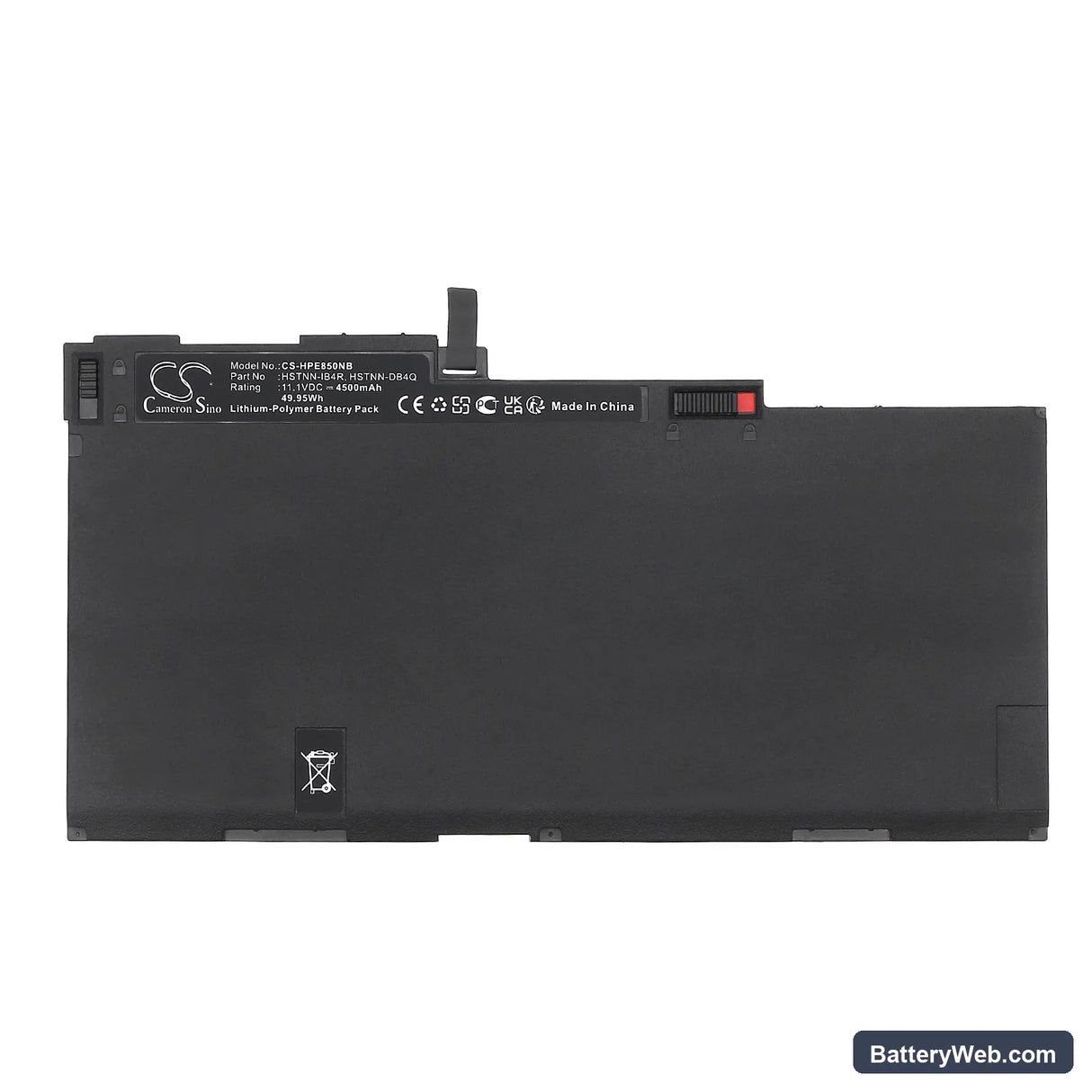 HP E7U24AA Replacement Battery, 11.1V, 4500mAh, Li-Polymer 5