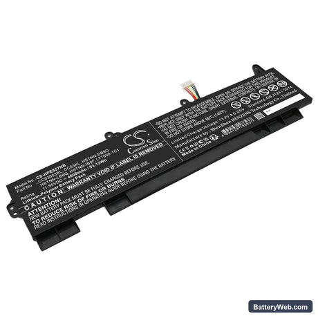 HP ZBook Firefly 15 G8 381M8Pa Replacement Battery, 11.55V, 4600mAh, Li-Polymer 1