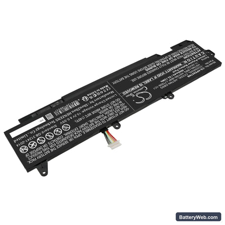 HP ZBook Firefly 15 G8 381M8Pa Replacement Battery, 11.55V, 4600mAh, Li-Polymer 2