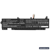 HP ZBook Firefly 15 G8 381M8Pa Replacement Battery, 11.55V, 4600mAh, Li-Polymer 3