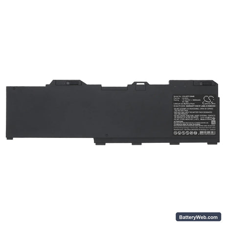 HP ZBook Fury 15 G7 Replacement Battery, 15.44V, 5900mAh, Li-Polymer 5
