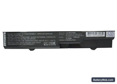HP 420 Replacement Battery, 10.8V, 4400mAh, Li-ion 5
