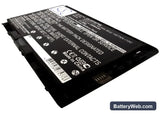 HP EliteBook Folio 9470m Replacement Battery, 14.8V, 3500mAh, Li-Polymer 2