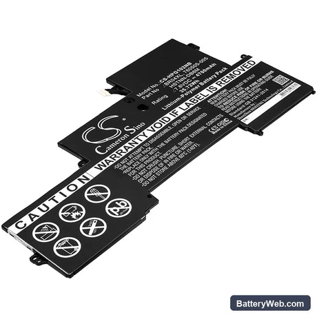 HP EliteBook Folio 1020 Replacement Battery, 7.6V, 4700mAh, Li-Polymer 1