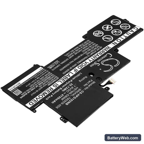 HP EliteBook Folio 1020 Replacement Battery, 7.6V, 4700mAh, Li-Polymer 2