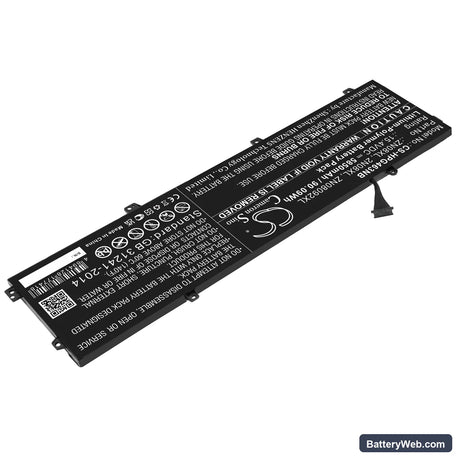 HP ZBook Studio G3 V8N25PA Replacement Battery, 15.4V, 5850mAh, Li-Polymer 2