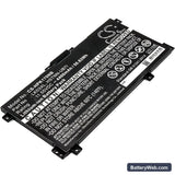 HP Envy 17m Replacement Battery, 11.55V, 4400mAh, Li-ion 1