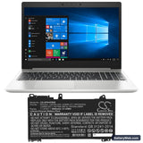 HP Pavilion x360 14 Convertible Replacement Battery, 11.4V, 3600mAh, Li-Polymer 4
