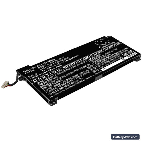 HP Omen 15-DH0138TX Replacement Battery, 11.55V, 5600mAh, Li-ion 1