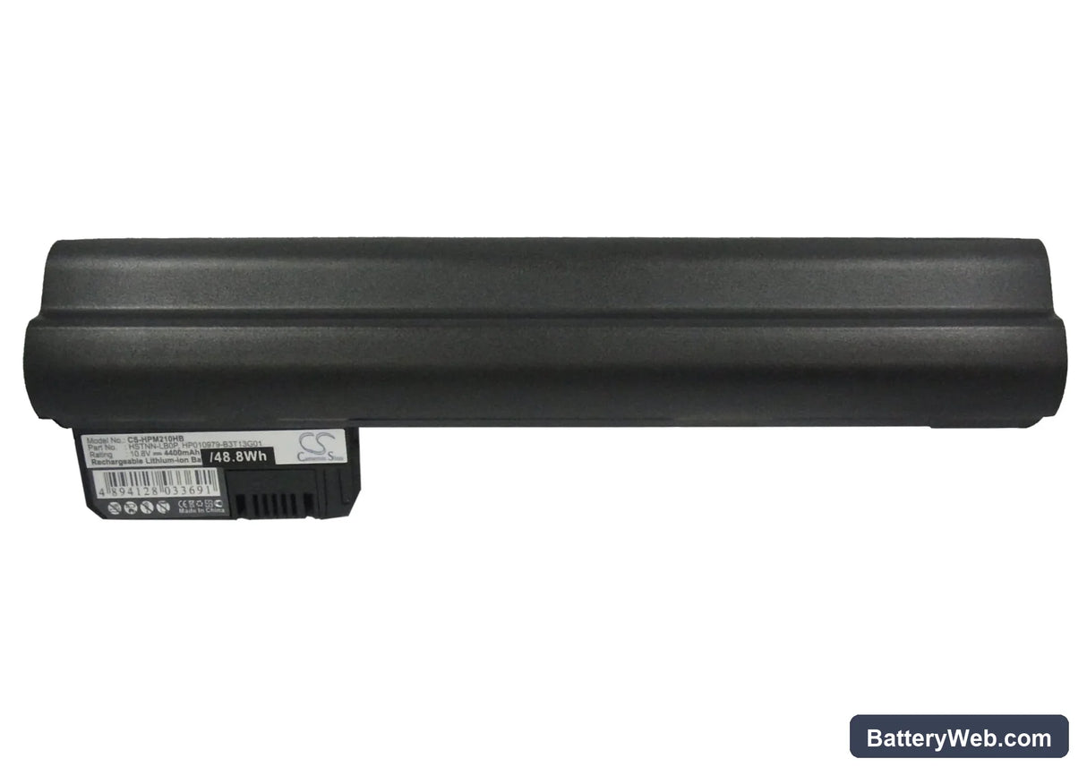 HP Mini 210 Replacement Battery, 10.8V, 4400mAh, Li-ion 5