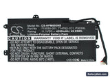 hp Replacement Battery, 11.1V, 4500mAh, Li-Polymer 1