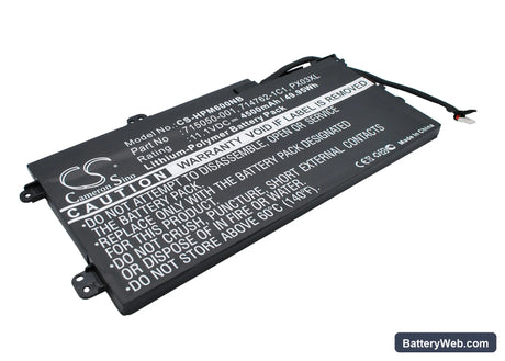 hp Replacement Battery, 11.1V, 4500mAh, Li-Polymer 2