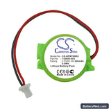HP Armada M300 Replacement Battery, 3V, 200mAh, Lithium 3