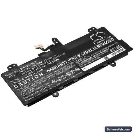 HP Pavilion 11-S001TU Replacement Battery, 7.6V, 4750mAh, Li-ion 1