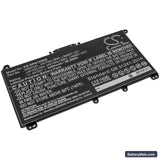 HP Pavilion 15 EG0073CL Replacement Battery, 11.34V, 3400mAh, Li-Polymer 1