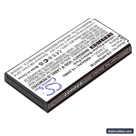 Hytera PNC360 Replacement Battery, 3.8V, 4000mAh, Li-Polymer 2