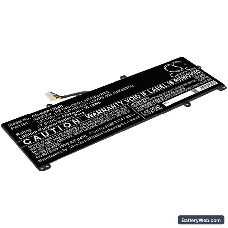 HP Pavilion 13-AN0006TU 5GR09PA Replacement Battery, 7.6V, 4750mAh, Li-Polymer 1