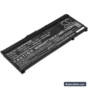 HP Pavilion 15-CX0058WM Replacement Battery, 11.55V, 4000mAh, Li-Polymer 1